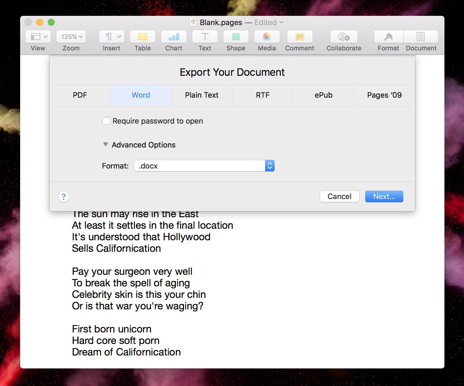 Word doc for mac free download
